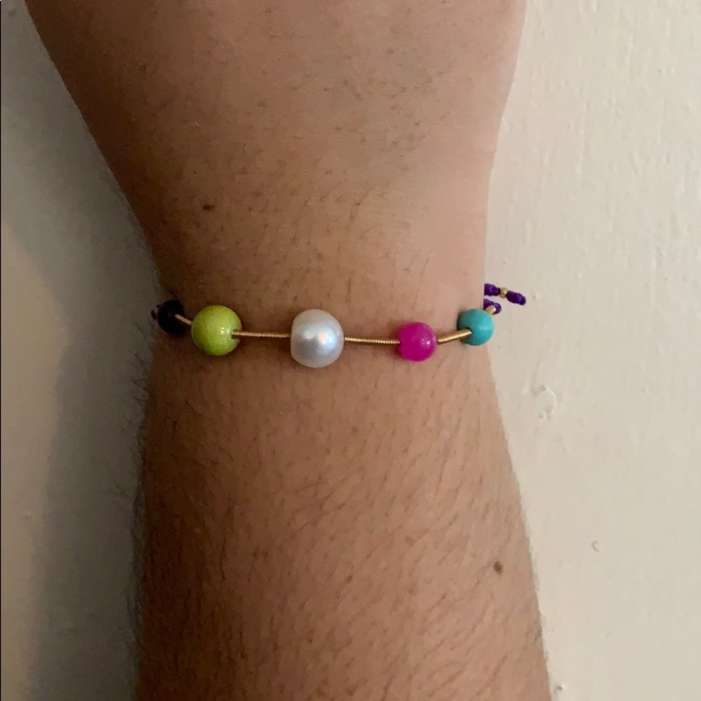 Alvaro Avila Bracelet w/ SP Stones - Purple